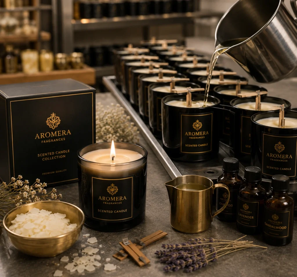 مجموعة الشموع المعطرة